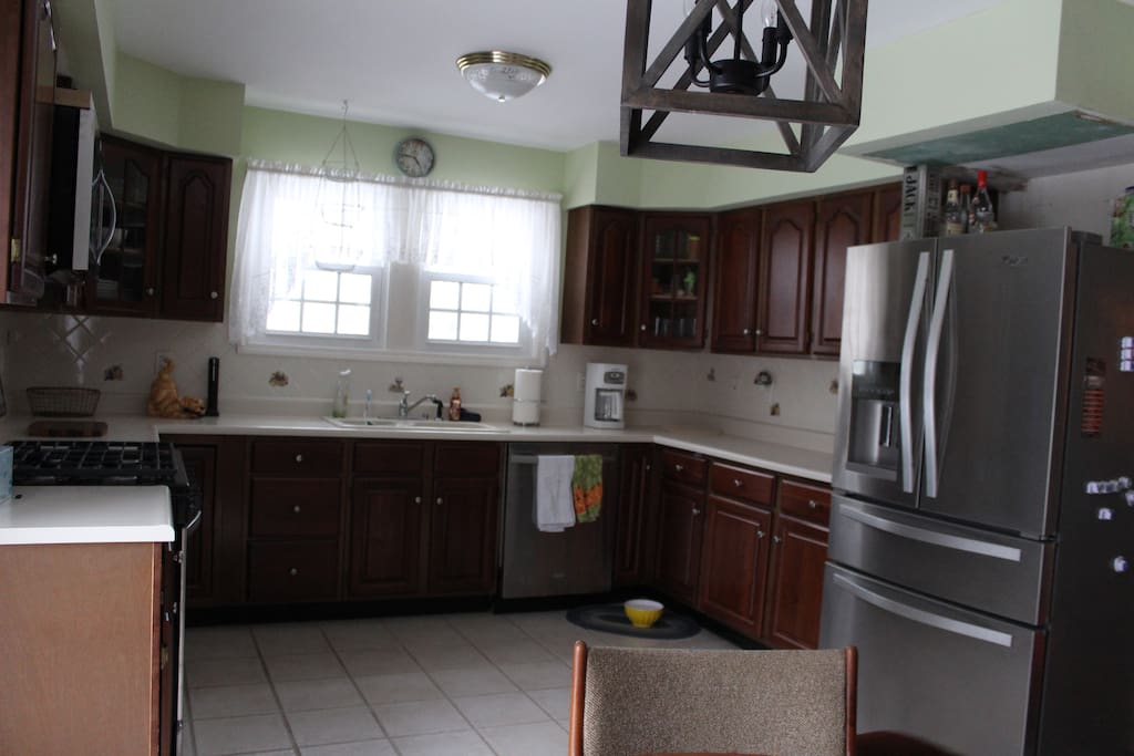 Kitchen with all SS appliances