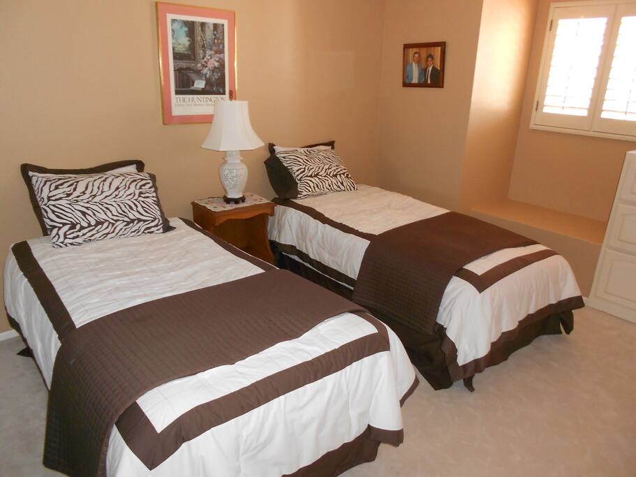 One of two bedrooms.