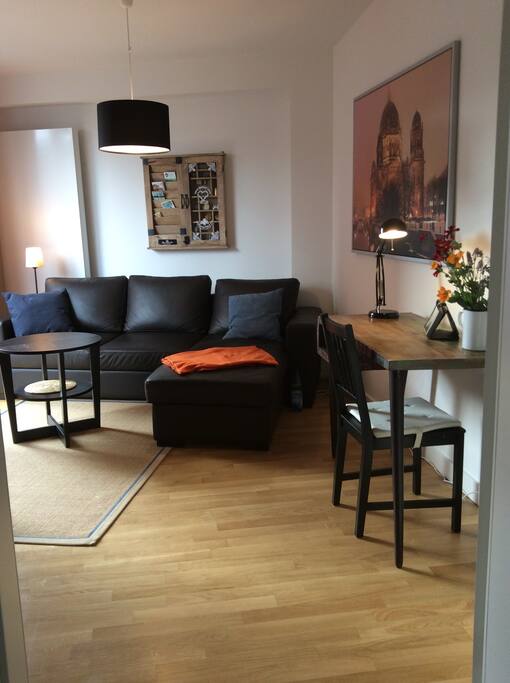 Ledercouch ausziehbar 1,40x2,00