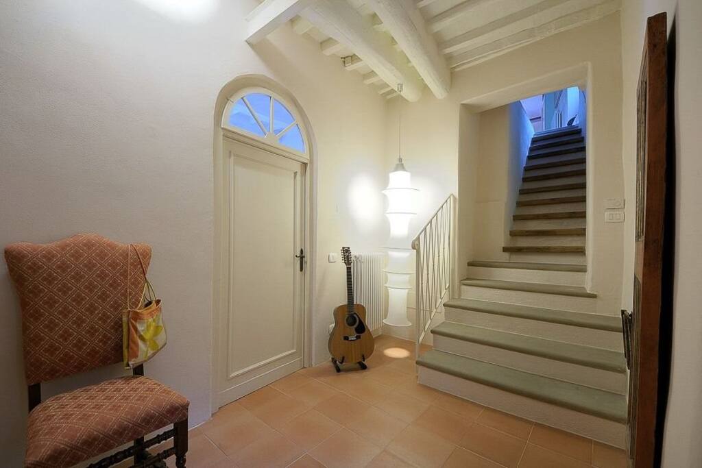 Banister, Handrail, Staircase, Chair, Furniture