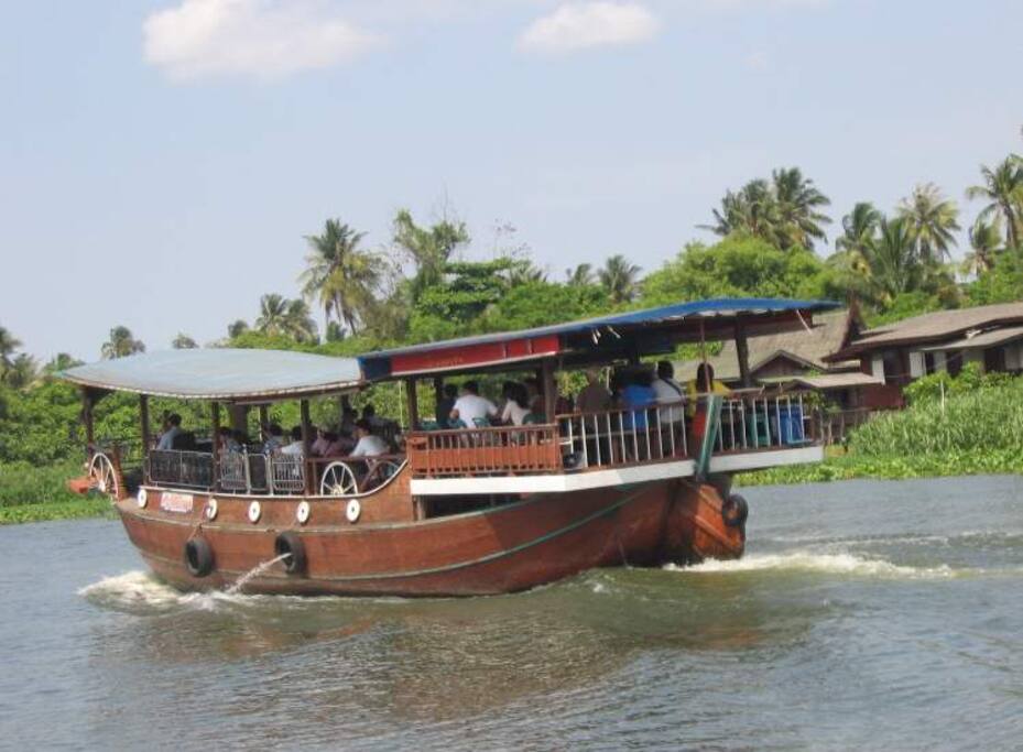 ล่องเรือแม่น้ำท่าจีน วัดดอนหวาย