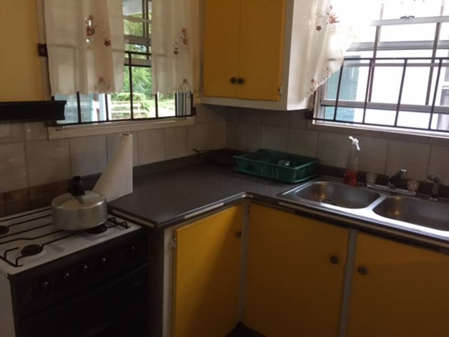 Fully functioning kitchen