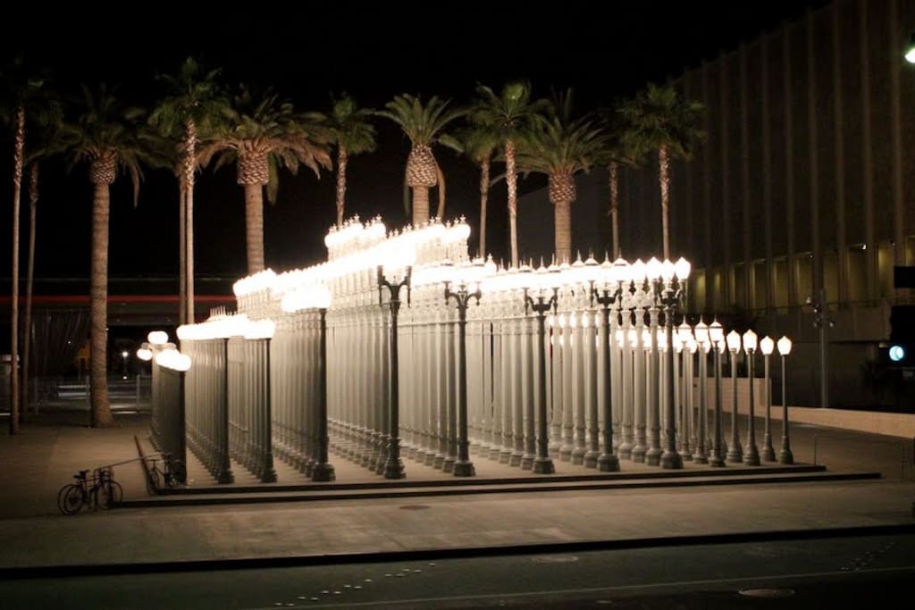 the famous 'Lights' at LACMA...