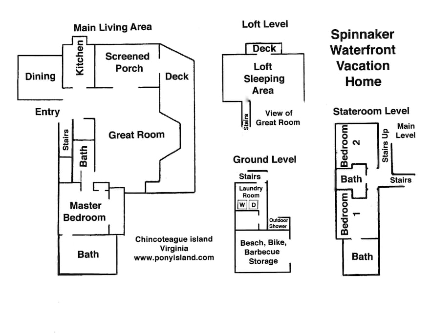 Floor plan Spinnaker Waterfront