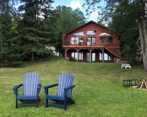 Bright Cabin on Lyman! On atv & snowmobile trails!