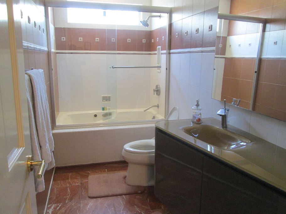 Your private bathroom with jacuzzi