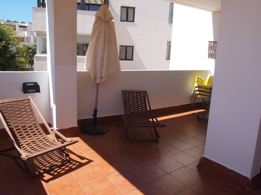 Relax on the large terrace