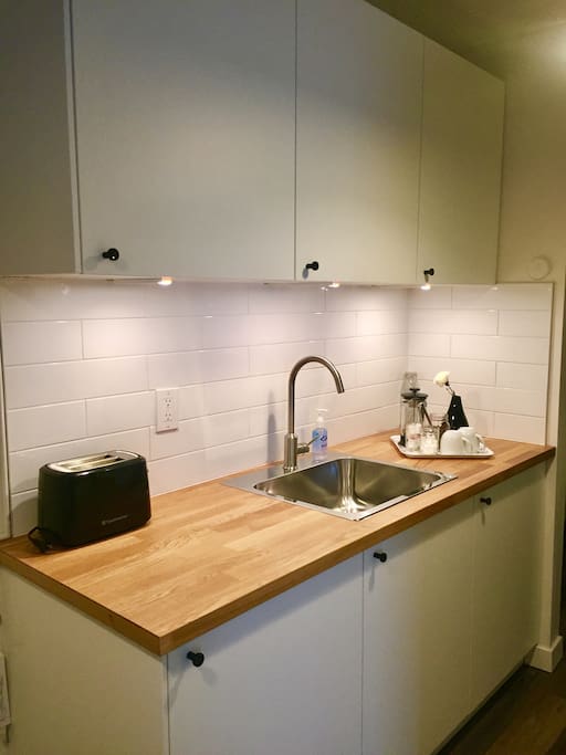 Fully equipped kitchen