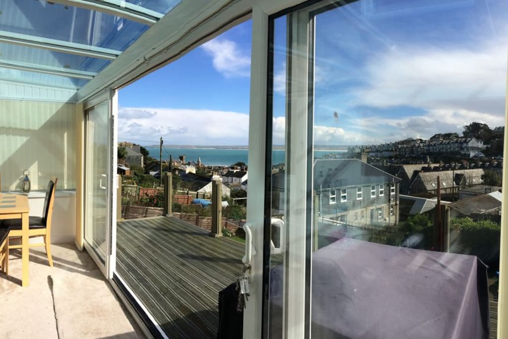 Sliding doors - what a view!