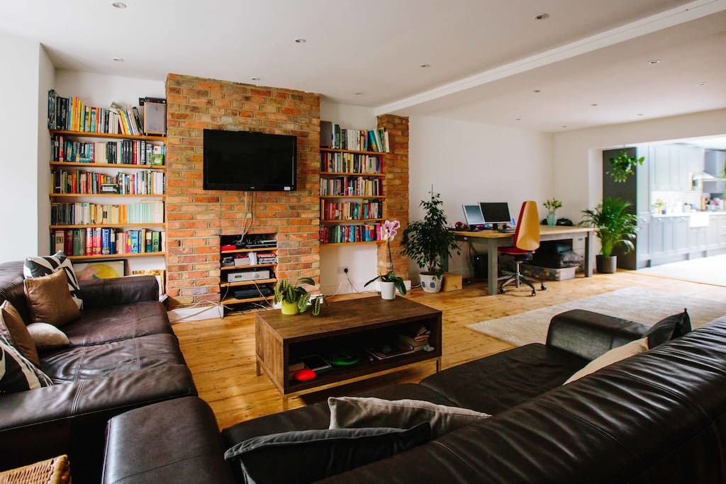 Open plan living room