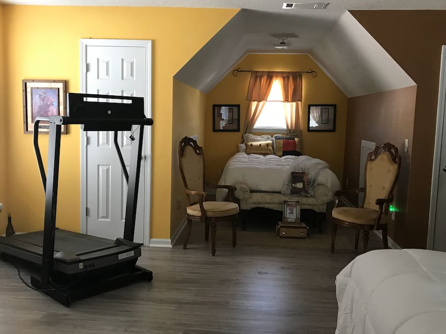 Secondary Full Size Bed in Master BR with Stair Master