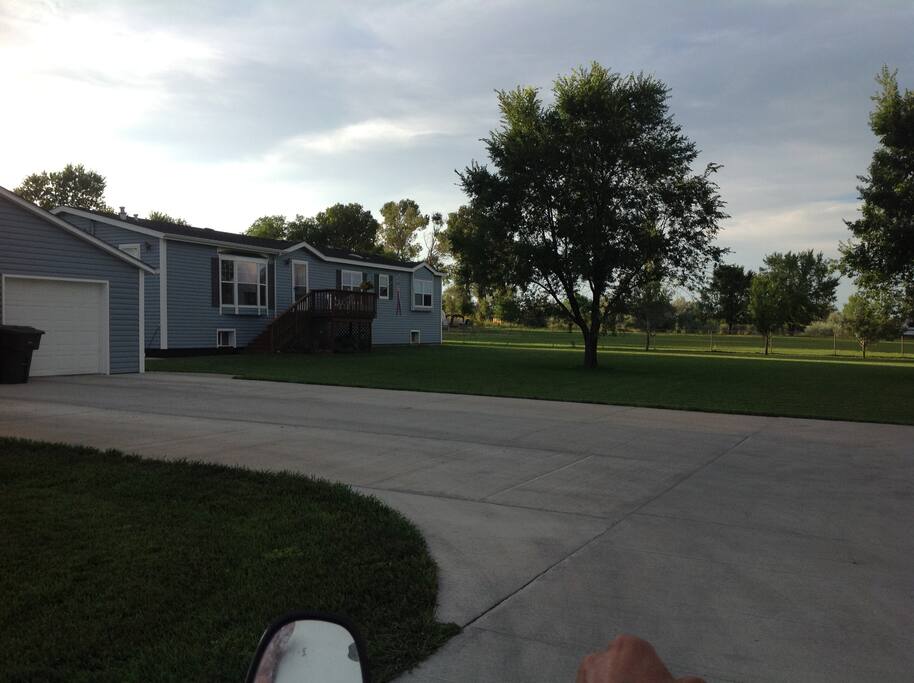 Our house and the land