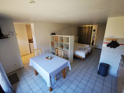 Successful Airbnb property: Quiet 28 m² studio in Grand Aigueblanche