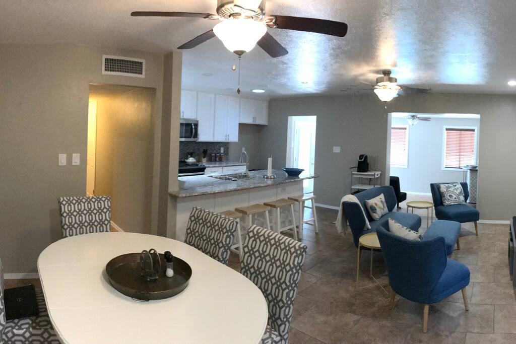 Great Room, Kitchen and Dining