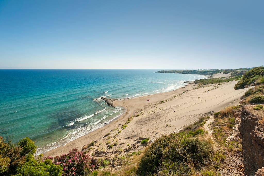 Orthi Ammos Beach-5 minute's walk from the house