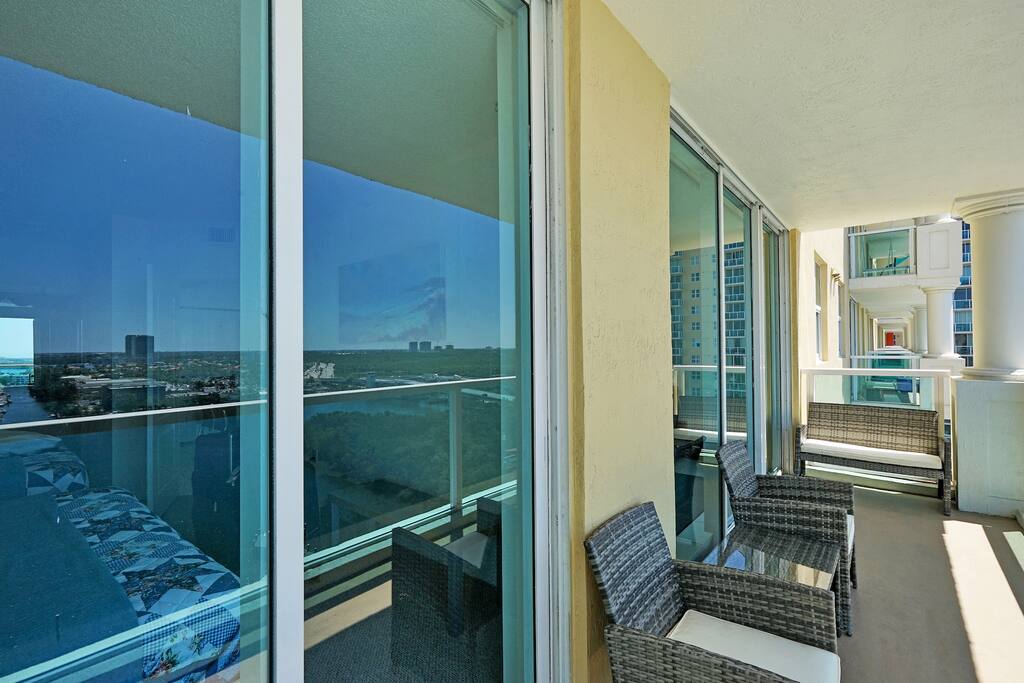 Patio with a View