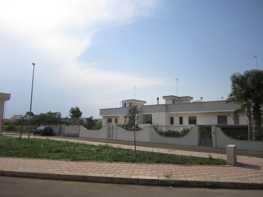 Facciata villetta