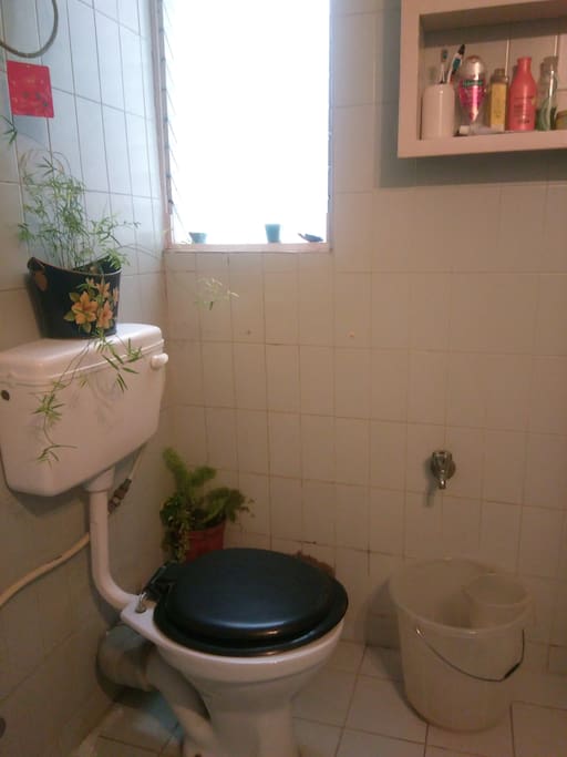 Bath and toilet