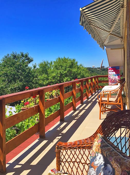 Balcony.
