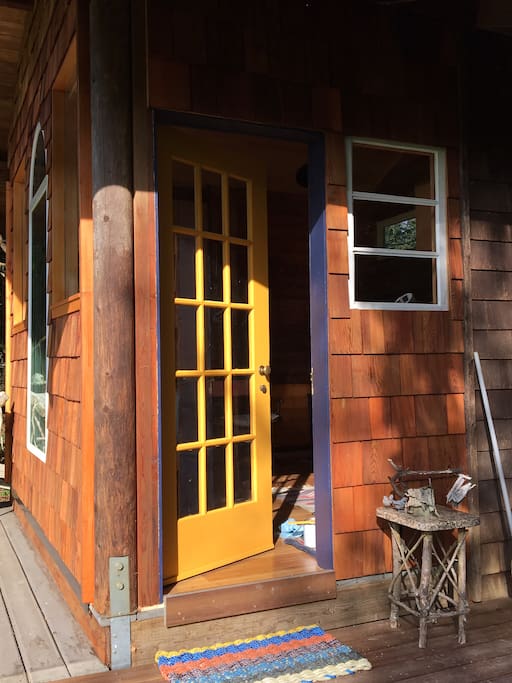 Antique door entry