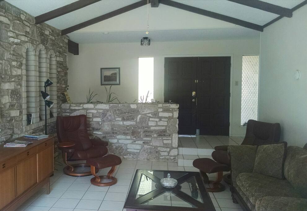 Common living area open to house guests.