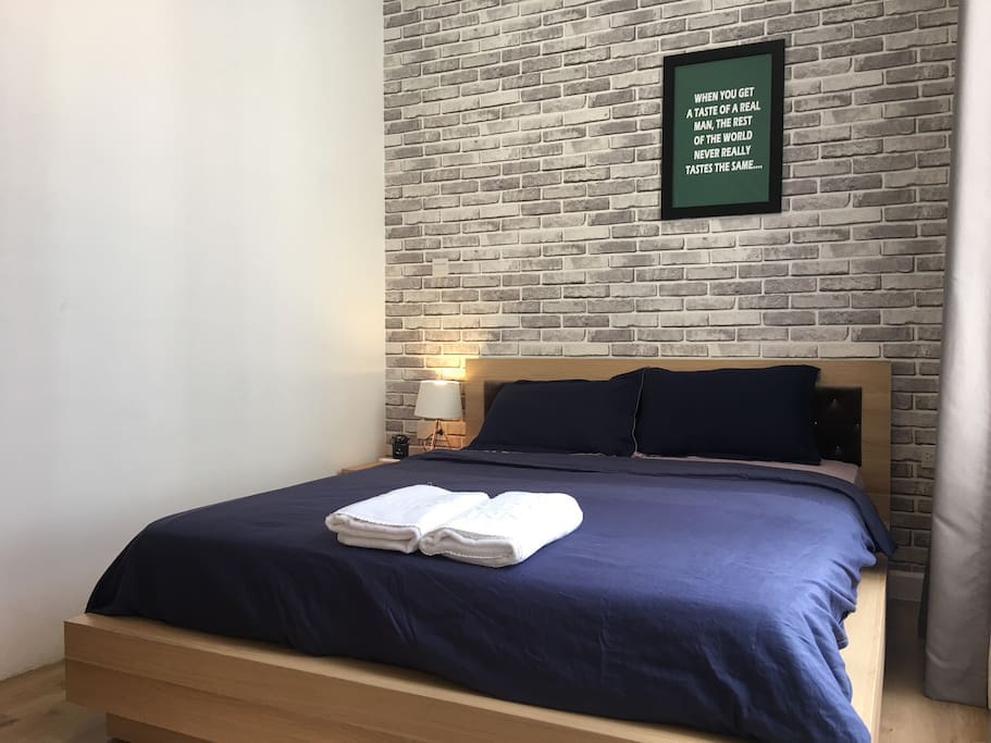 Double and comfortable bed for your maximum relaxations.