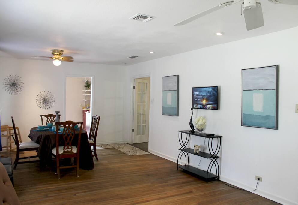 Open space living area.