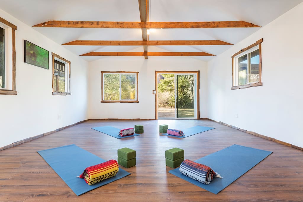 Detached Yoga Studio (yoga accessories not included)