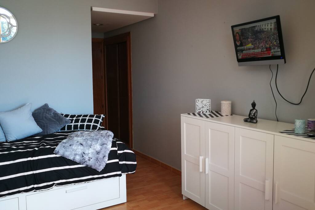 Decoración coqueta y relajante.