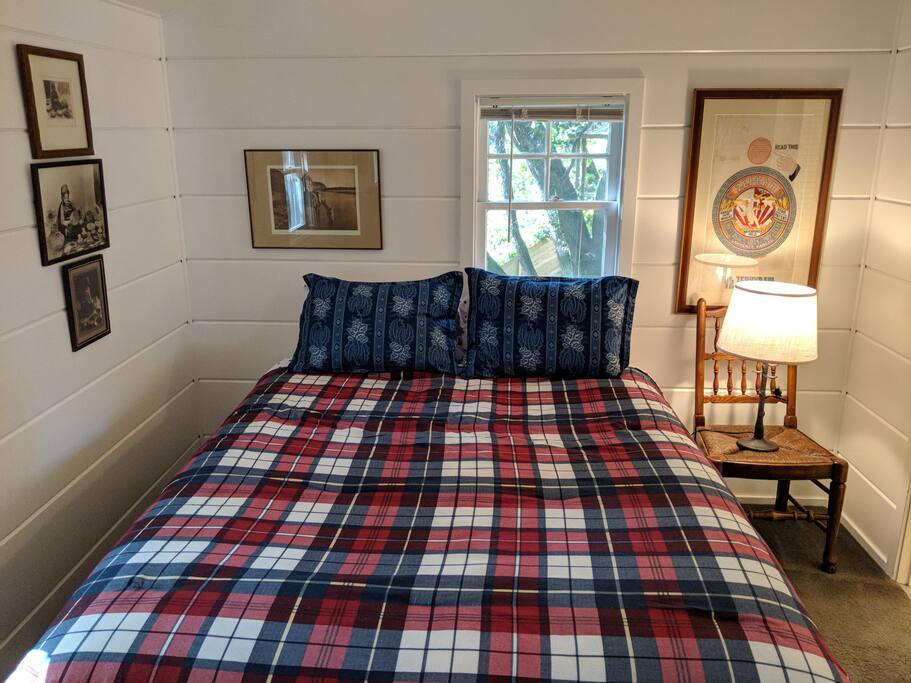 Bedroom with lots of light