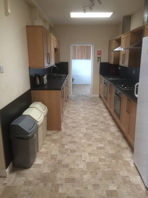 Kitchen leading to the Utility