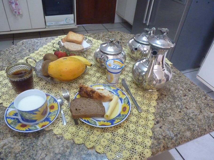 Delicioso café da manhã