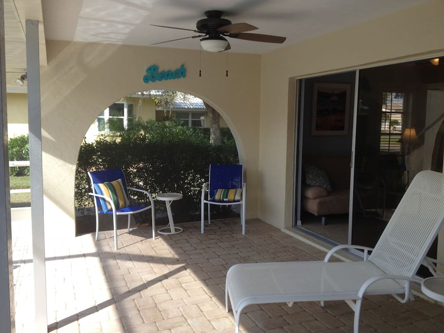 Nice covered deck area for quiet relaxation