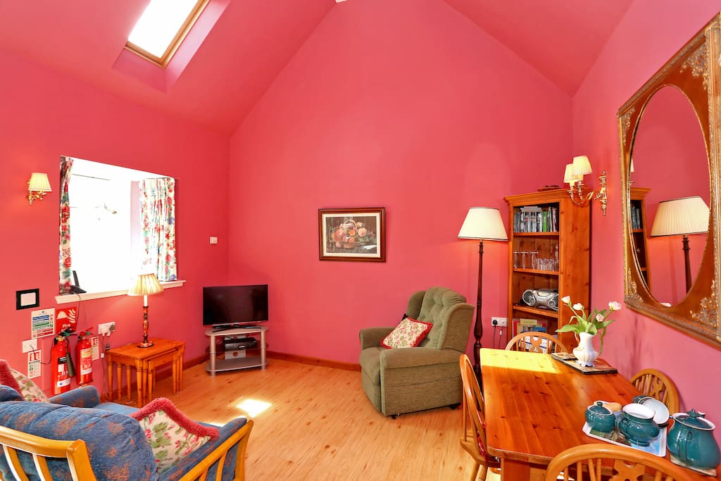 Open plan living area