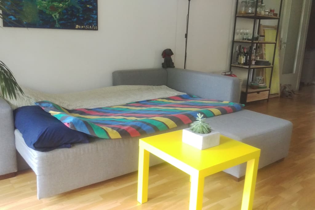 Sofa as a sleeping place