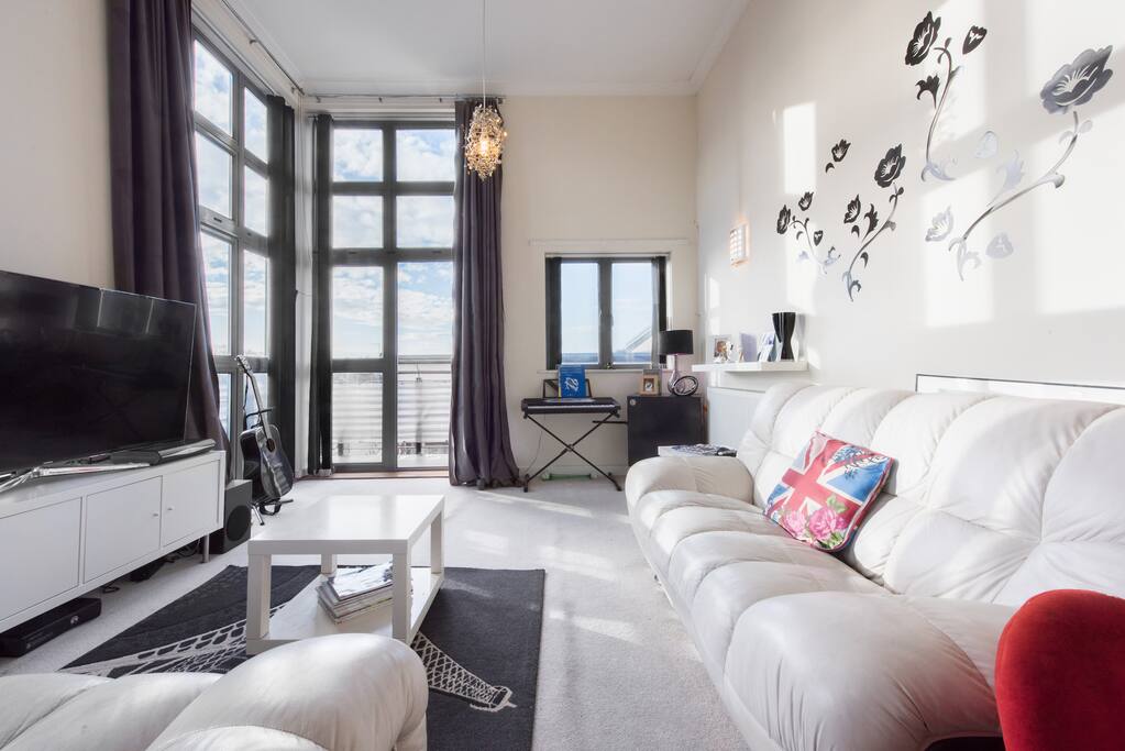 You're welcome to relax in the living room if you're not out visiting London sights