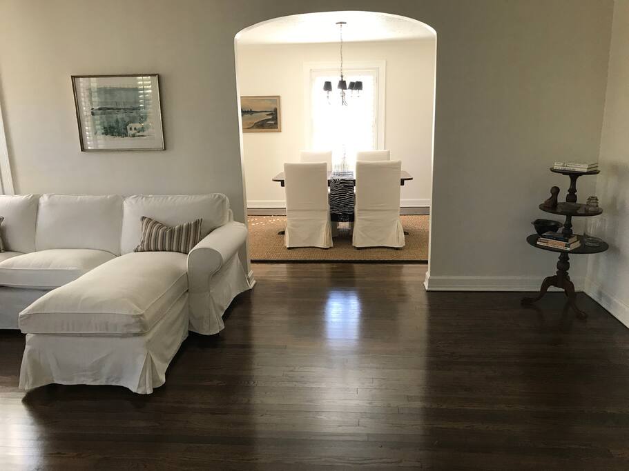 Living and dining rooms