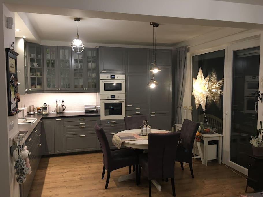Kitchen with the Christmas star