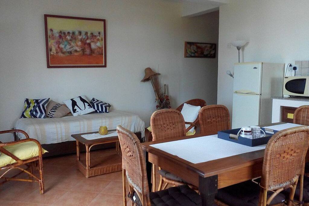 The Kitchen and sofa bed