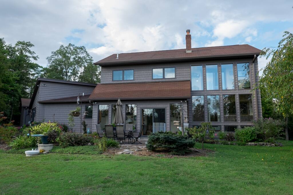 Rear view of house