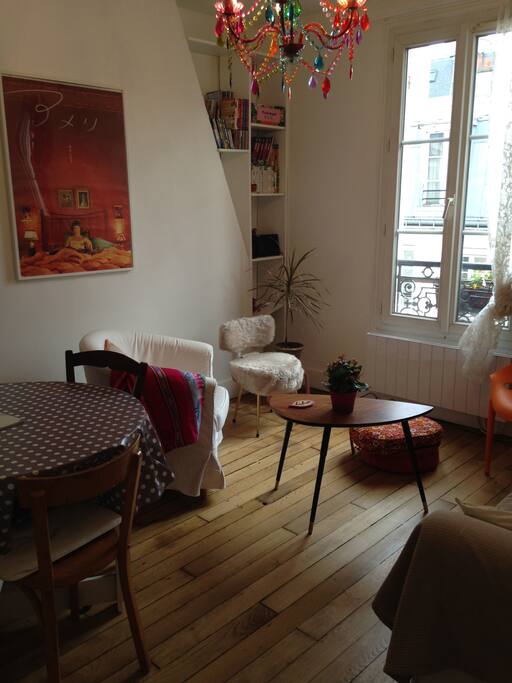Le salon chaleureux