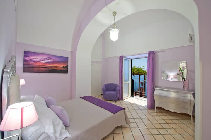 Dhomë "Lilac" me krevat dopio ose krevate dopio me vue deti