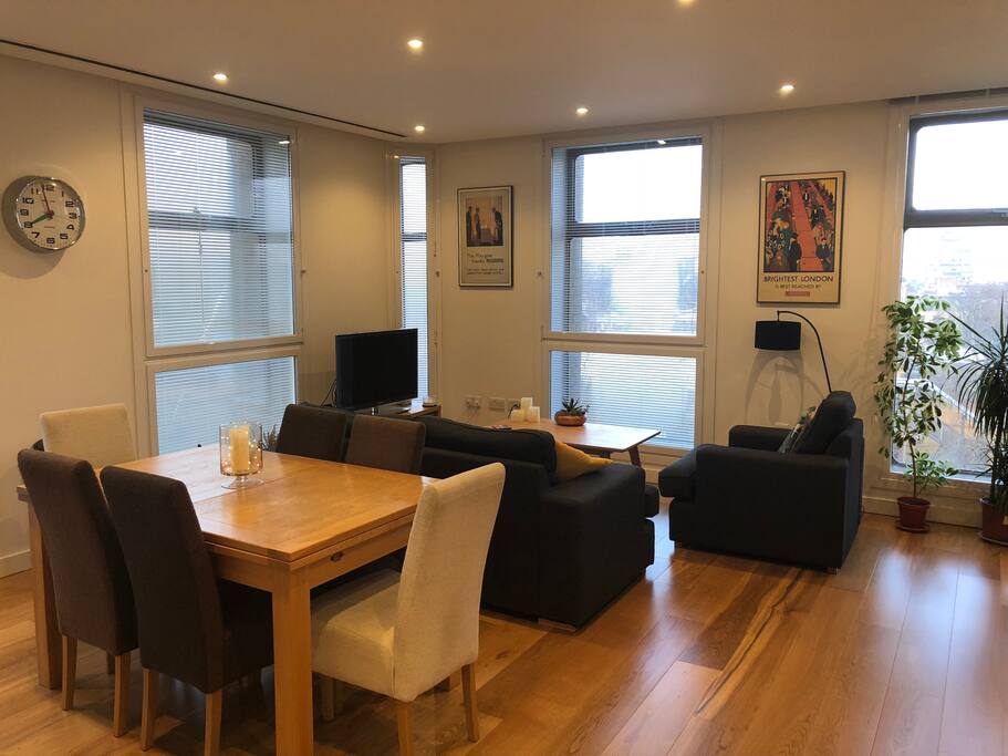 Open plan living room