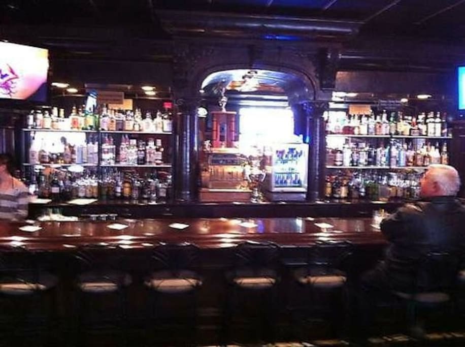 The bar is a favourite place for locals