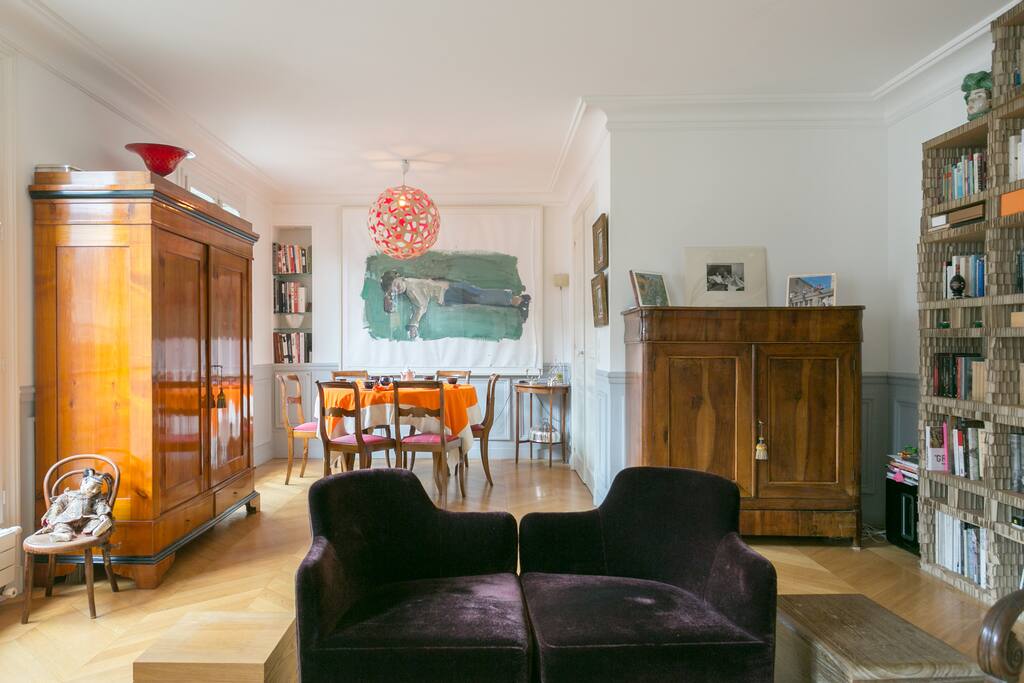 spacious living room