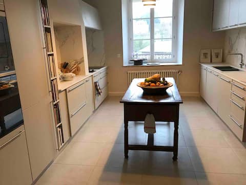 Large village townhouse with garden