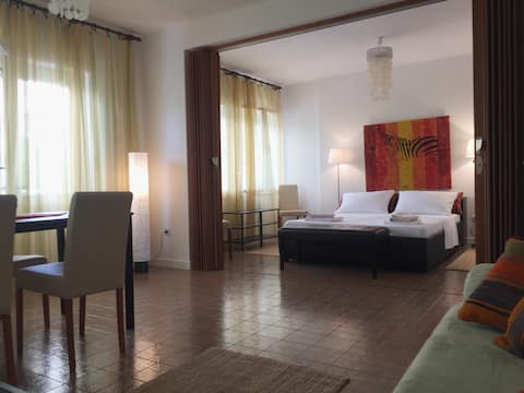 Very spacious app (80m2 + 30m2Terrace) near beach!