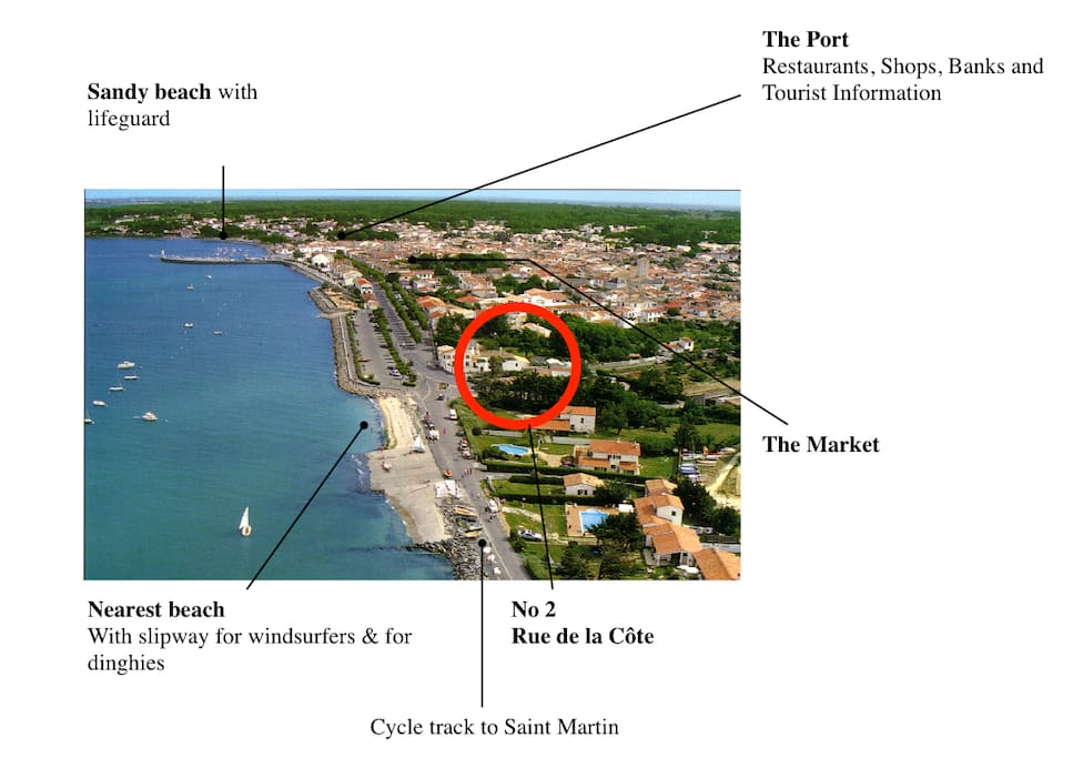 Near the sea and near centre of village