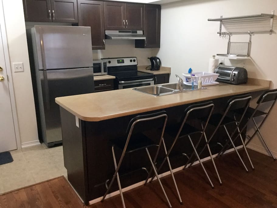 Microwave and toaster oven