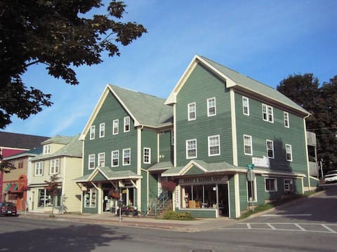 Above the cafe on Main